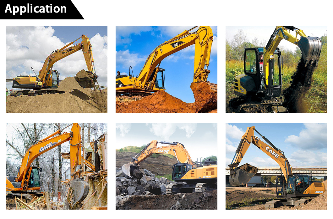 استبدال الأسنان على دلو الحفارة