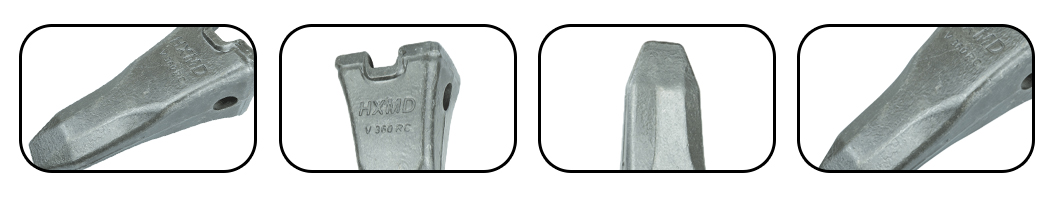 دلو مع الأسنان