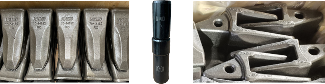 أسنان دلو PC400 ومحول