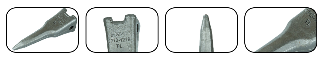 تحديد أسنان دلو الحفار