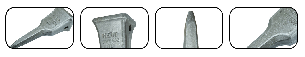 أسنان حفار مخصصة من سبائك الصلب