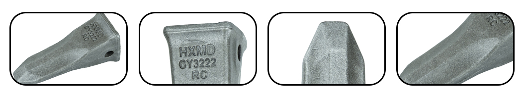 الأسنان دلو مزورة سبائك الصلب